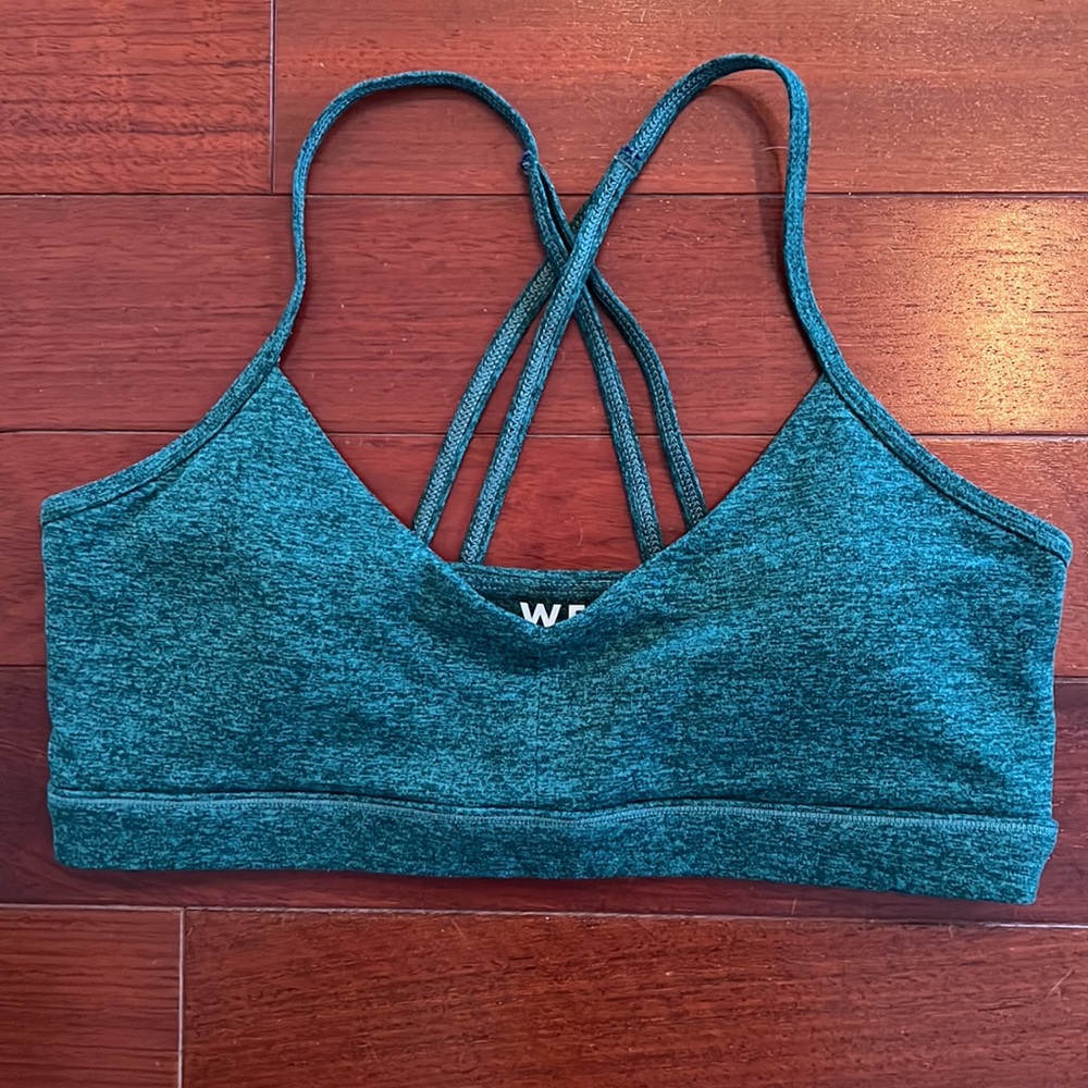 We Over Me Sports Bliss Bra Green, Small - Picture 3 of 11